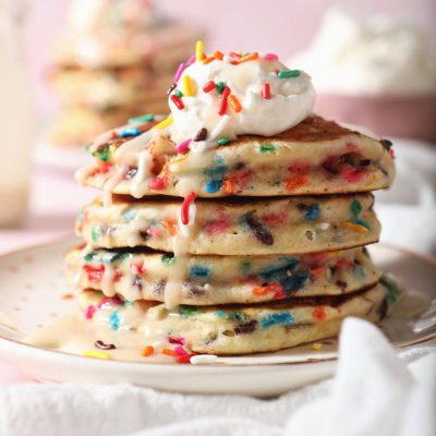 Birthday Cake Pancakes Combo